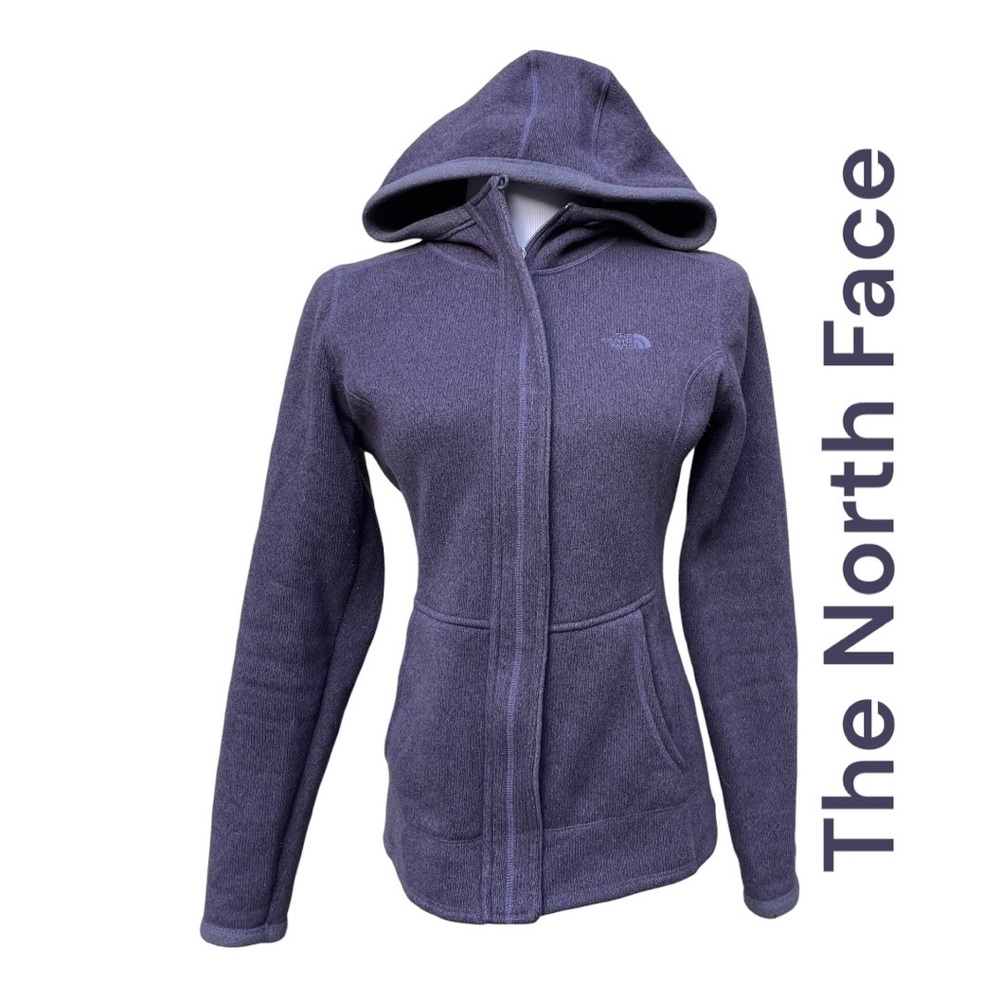 SOLD! The North Face | Banderitas Hooded Fleece Sweater Jacket | Purple | Small